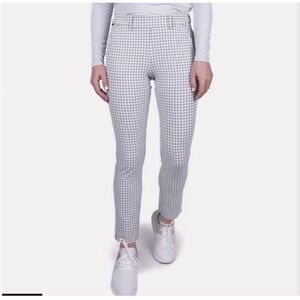 KJUS Checkered Women Ikala 7/8 Tregg Pattern Pants NWT Sz 38/M